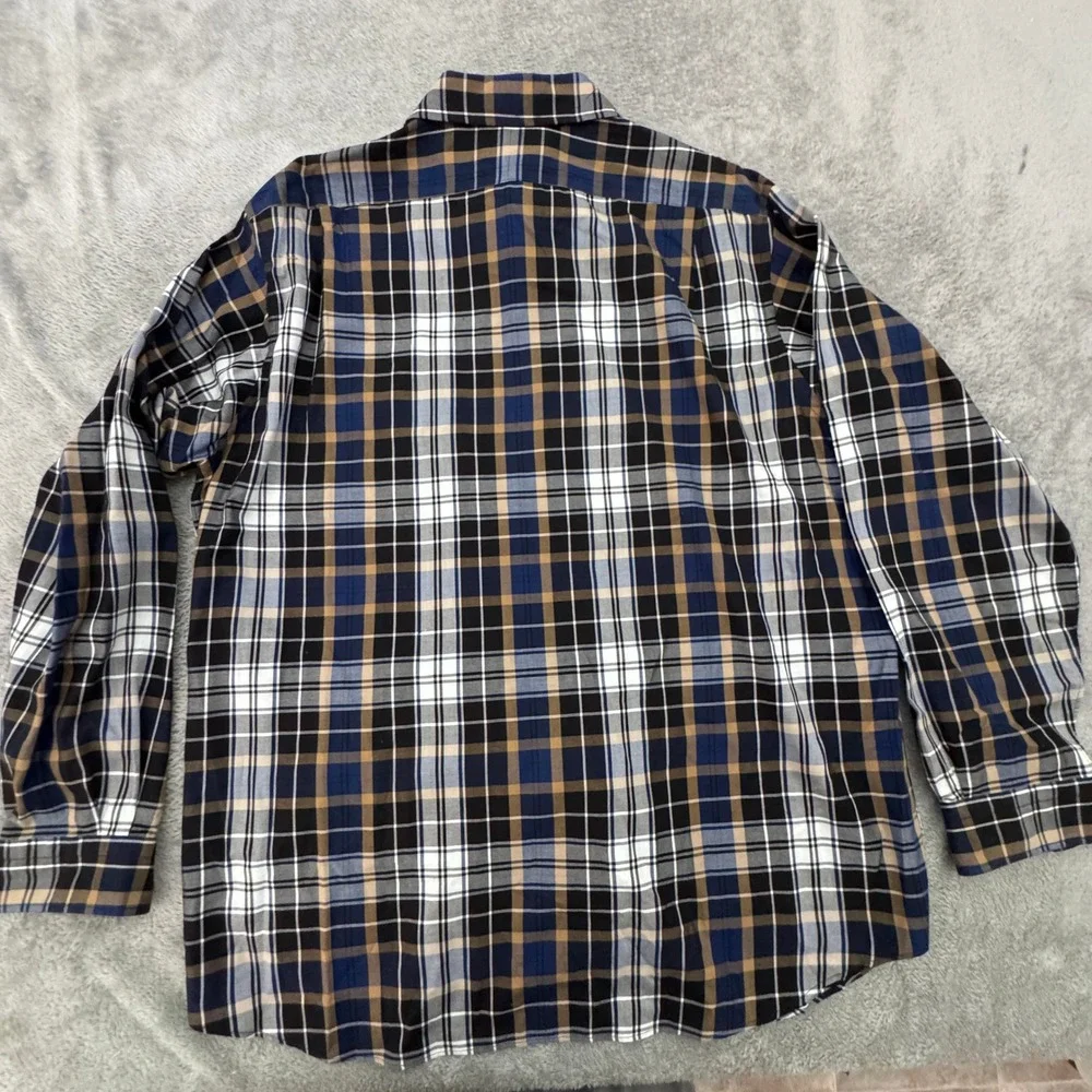 Cremieux Men's Plaid Shirt Size XL Long Sleeve Button‎ Front